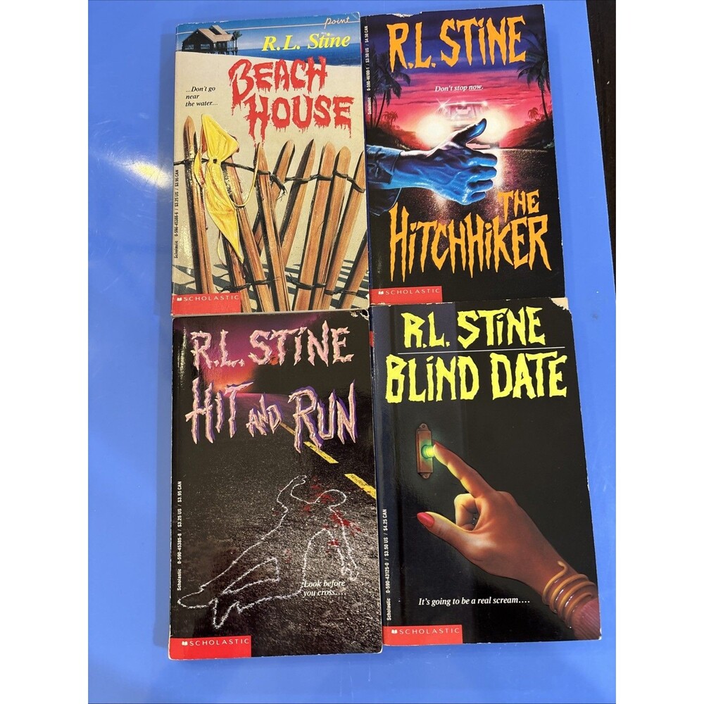 R.L. Stine Vintage Horror 4 Book Lot 1986 1992 1993 Point Scholastic